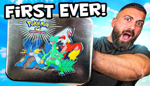 I Opened The First Pokemon Cards Tin EVER MADE!