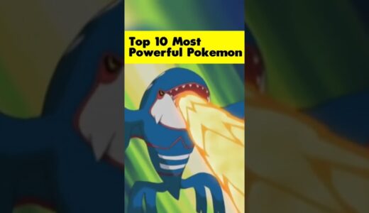 Top 10 Most Powerful Pokemon #shorts #pokemon