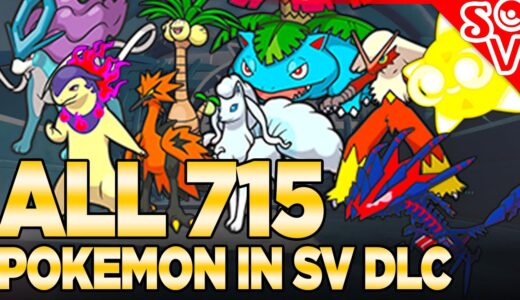 All 715 Pokemon In Scarlet and Violet’s DLC: The Hidden Treasure of Area Zero